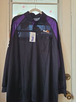 Fedex Polo Long Sleeve 2X Brand New 2 Available Smoke free environment
