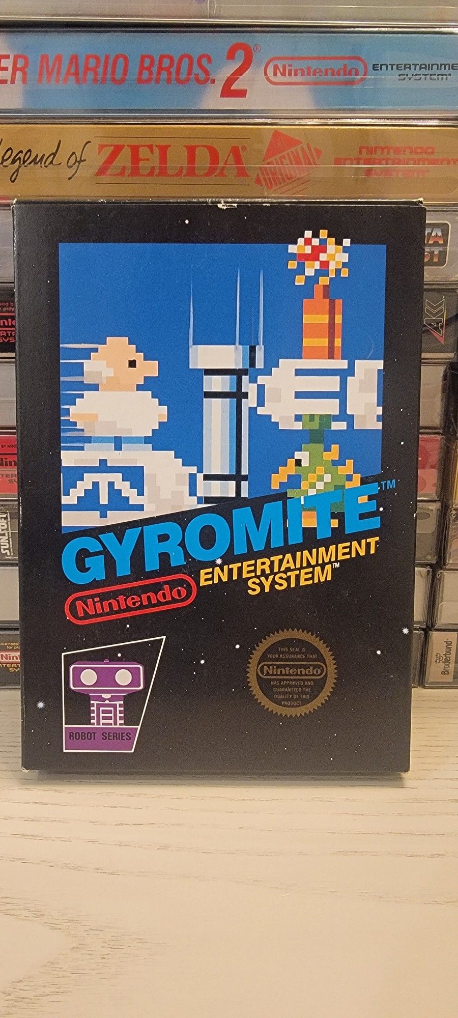 NES NINTENDO GYROMITE CIB