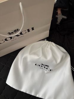 Coach empty bag and dust bag