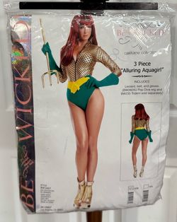 Adult Sexy Aqua-girl Size Fits S/M Costume just $8