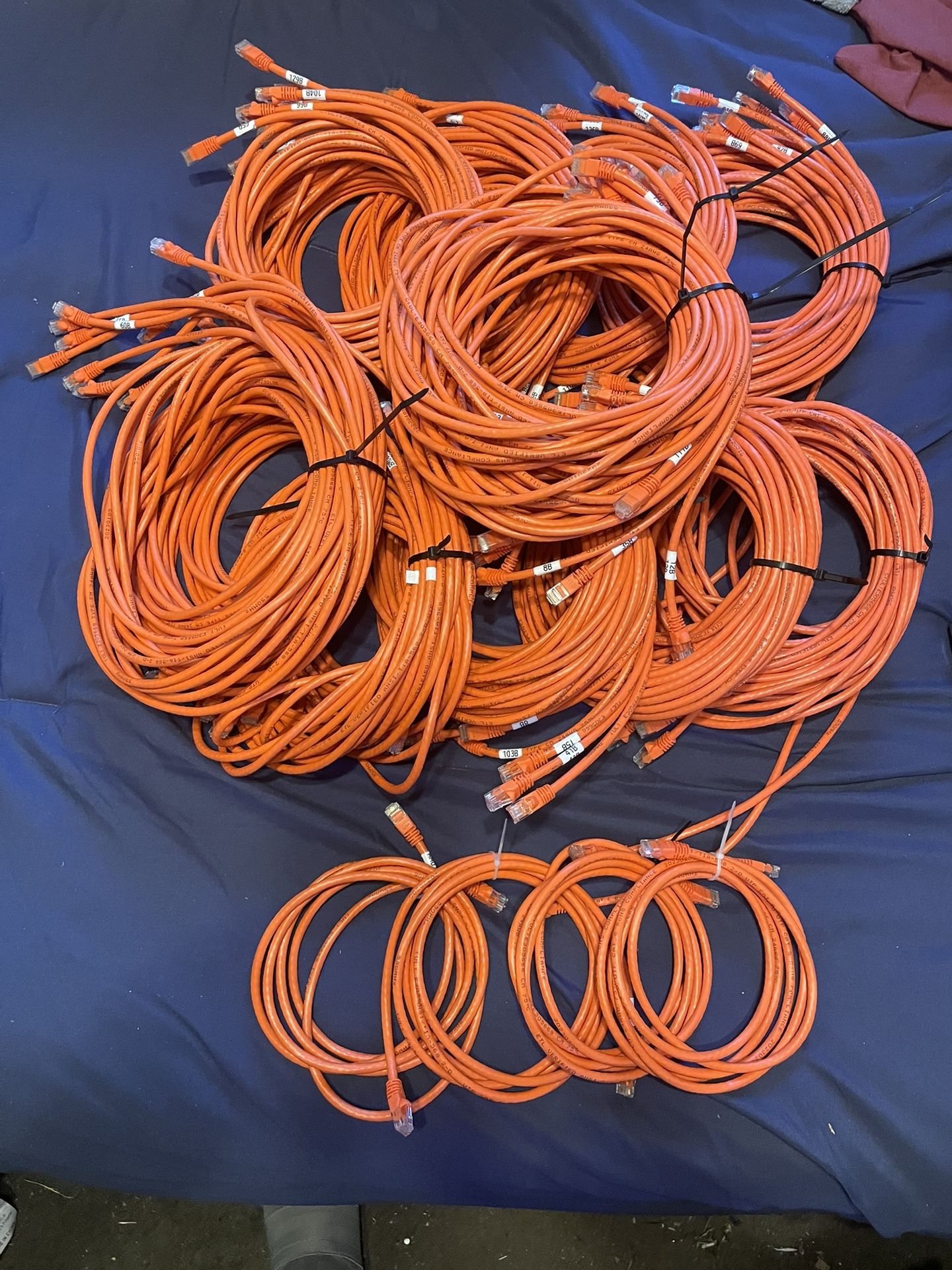 Lot Of 75 Patch Cord Cat 6