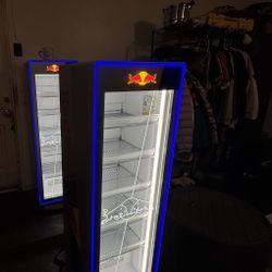 Two Red Bull Coolers / Fridges 