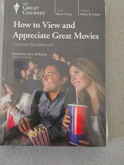 The Great Courses How To View & Appreciate Great Movies Book & DVDS