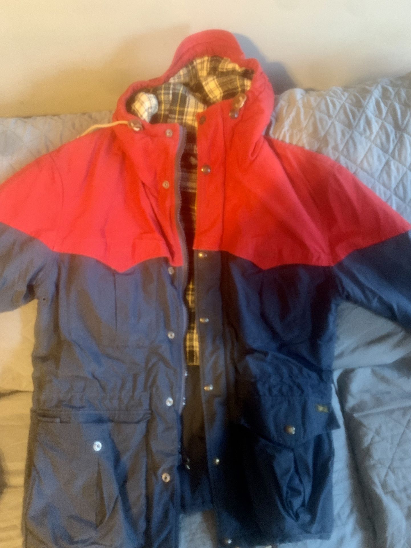 VTG POLO RALPH LAUREN SKI Hikers Climb Patch parka 1992 coat jacket L Sportsman