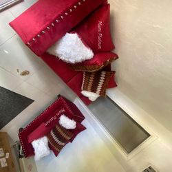Sofa Loveseat With Pillows /// Financing Available 