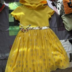Girls Pokémon Dress Kids Medium