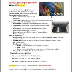 Samsung QN75Q7F