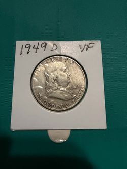 1949 Denver mint Franklin half dollar