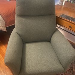 Green & Wooden Office Chair