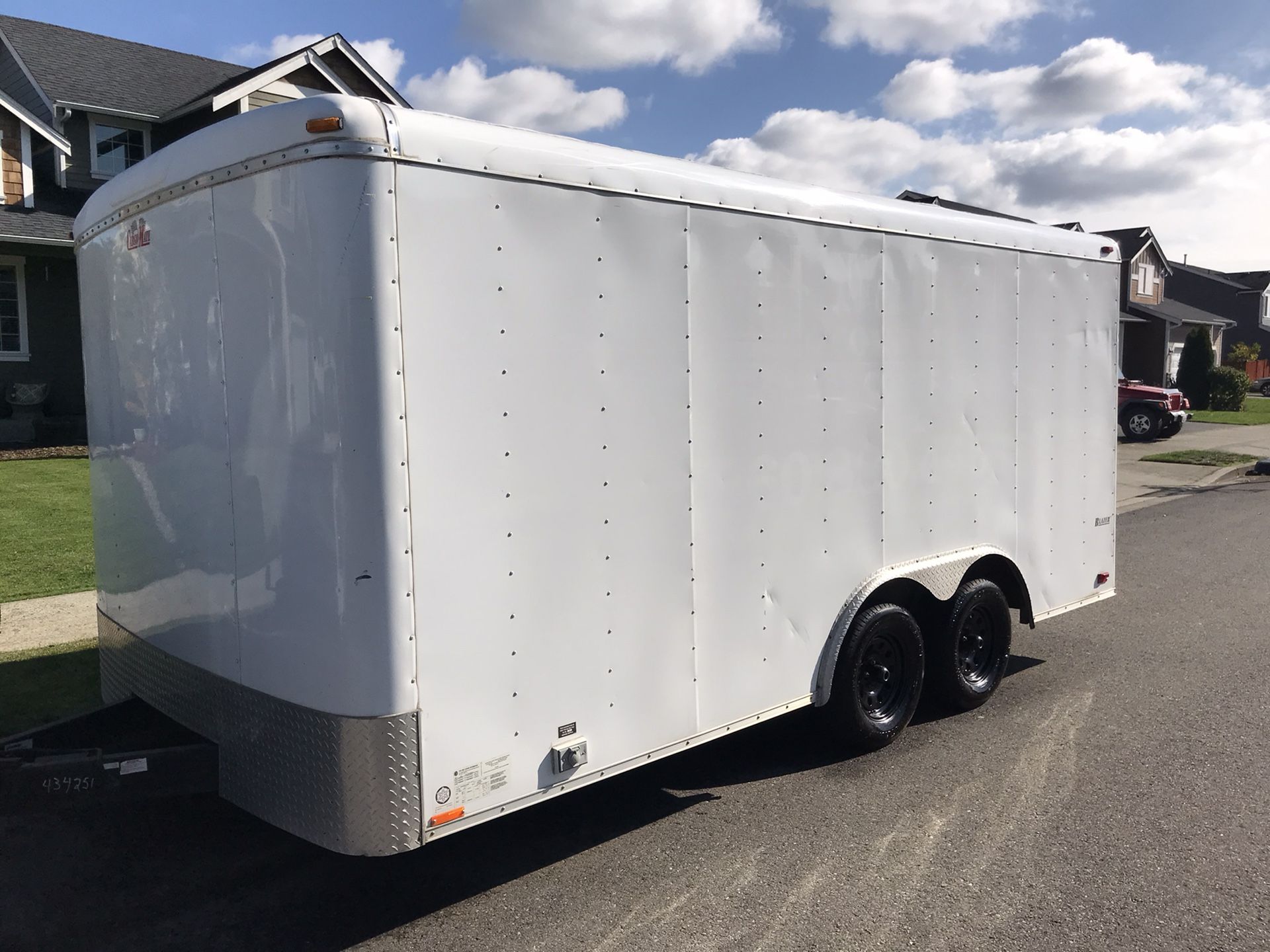 2012 Cargo Mate Blazer 8.5x16 enclosed utility trailer