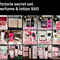 New Victoria Secret Candy Tease perfume &lotion $60 Ea Set (75216- Illinois/Marsalis) 