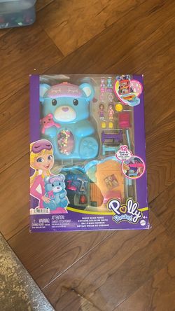 Mattel Polly Pocket Teddy Bear Purse Playset