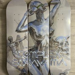 Complex Sorayama Skate Decks Brand New 3 Piece Set 