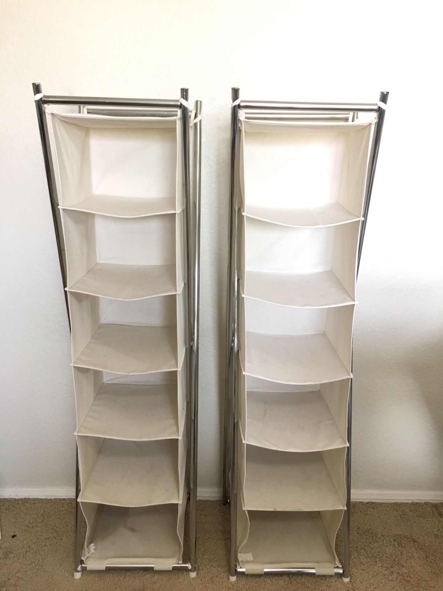 2 IKEA collapsible Organizer Shelf