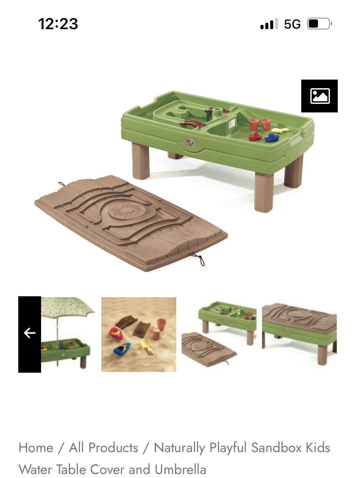 Kids Playful Sandbox Table 