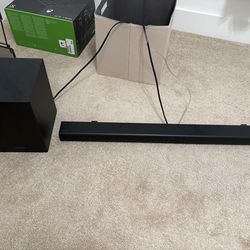 Insignia Soundbar and Subwoofer