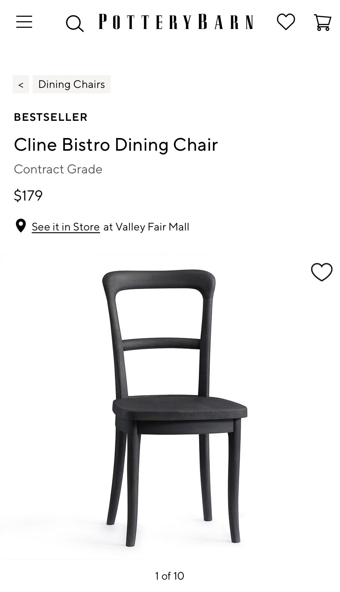 Cline bistro dining discount chair