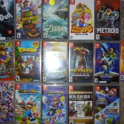 Nintendo switch games lot