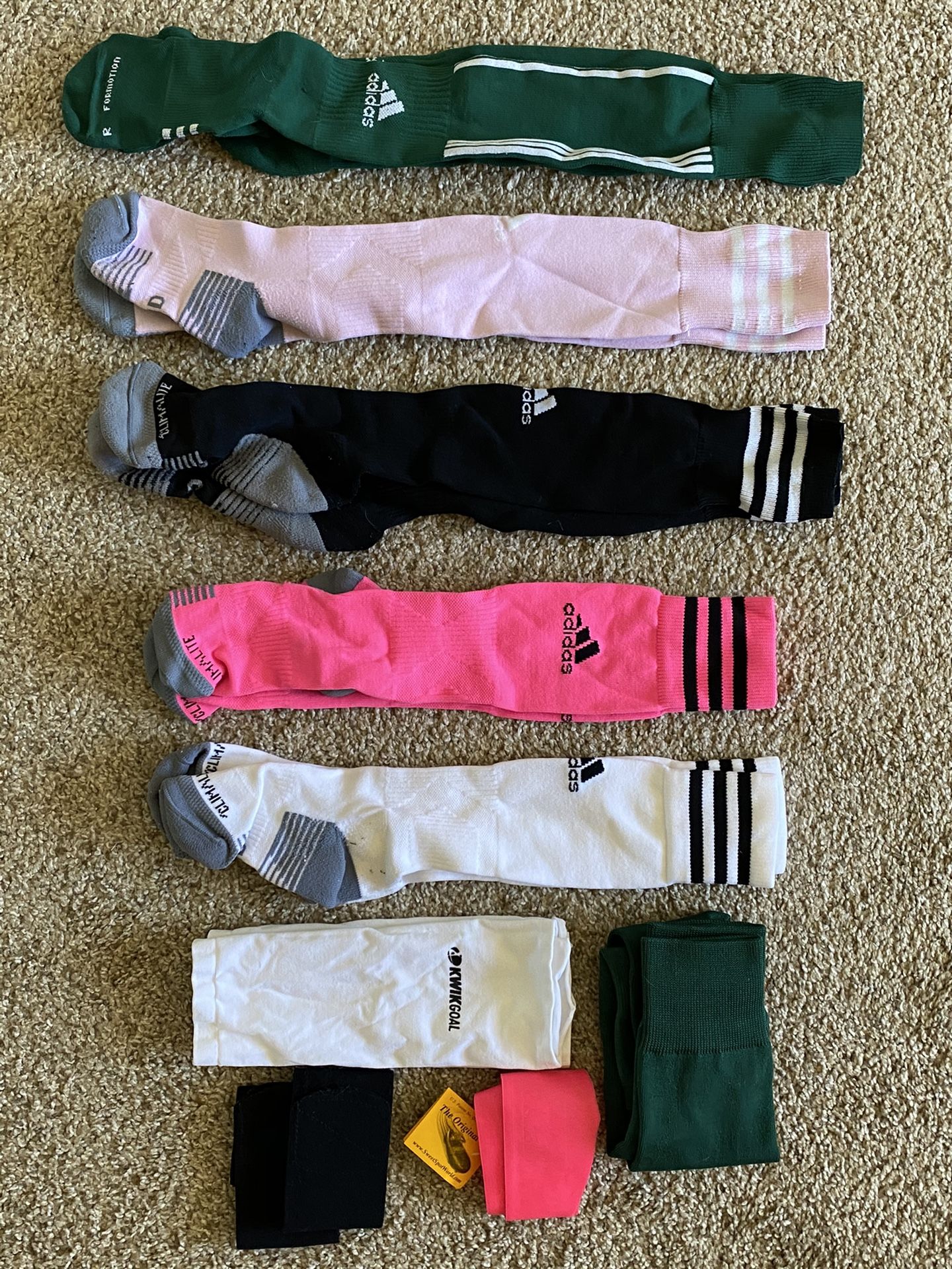 Women’s adidas soccer socks size MD (fits shoe size 7)