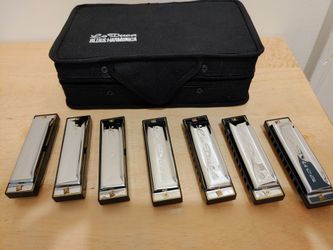 LoDuca 7 Pc. Blues Harmonica Set