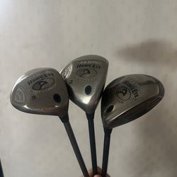 Callaway Big Bertha Hawk Eye 3,5,9 wood