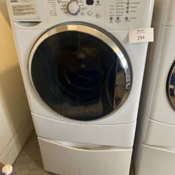Kenmore Washer & Dryer With Drawer Pedestals Great Condition Work Perfect 
