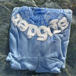 Sp5der Hoodie Sky Blue

100$