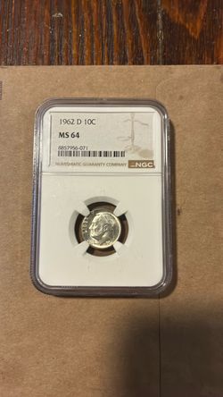 1962 D 10C  MS64