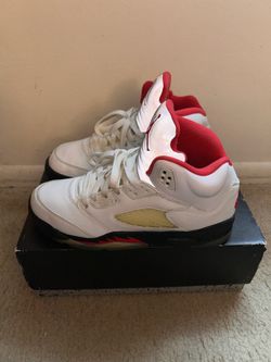 Jordan 5 Retro Fire Red Silver Tongue (2020)