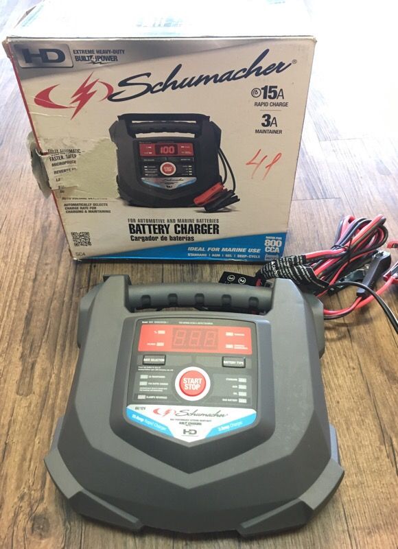 Schumacher. 15 Amp. Electric Battery Charger. SC4.