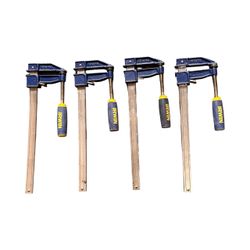 Lot Of (4) IRWIN QUICK-GRIP 223112  Heavy Duty F-Bar Clamps 12-Inch Soft Grip