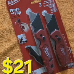 Milwaukee FASTBACK Folding Utility Knife Set