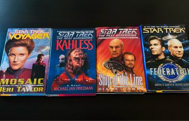 Star Trek Hardcover Novel Lot of 4