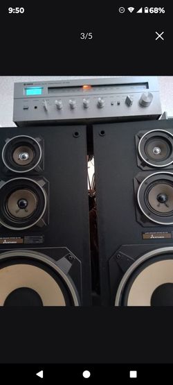 Bluetooth Yamaha receiver and speakers system