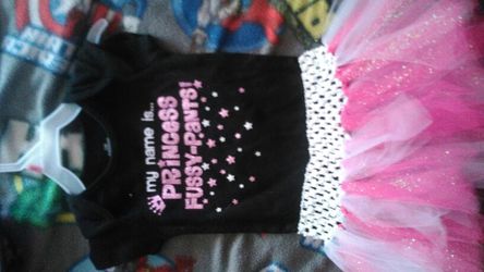 12 months handmade tulie onesie dress