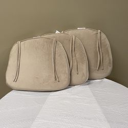 THREE (3) MEMORY FOAM SEAT CUSHIONS - firm price for ALL THREE (3) TOGETHER (pls see details)