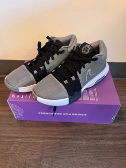 LeBron witness 8 Cool Grey black size 10