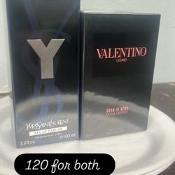 ysl edp and Valentino Coral Fantasy Unisex