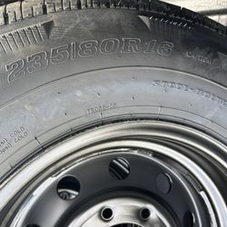 4 Trailer Rims And Tires 235x80-16 $520