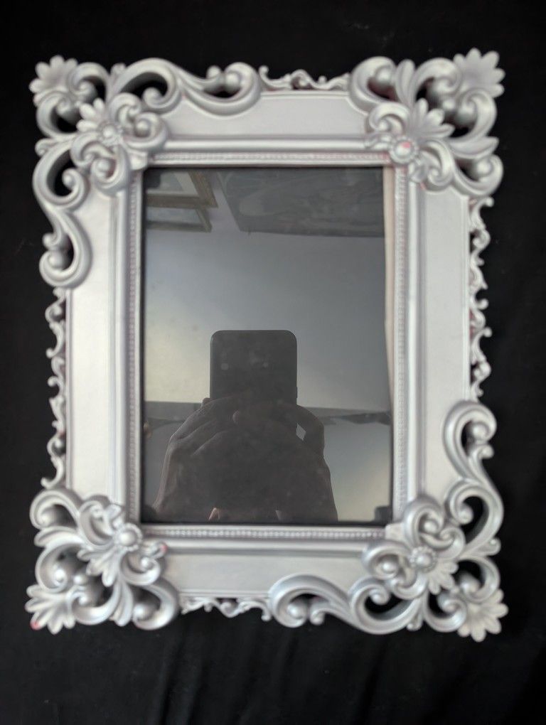 Silver Spray painted Frame 