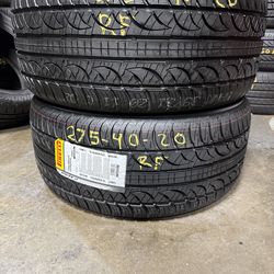 20” tires pirelli RF 275/40/20 new with free installation $300