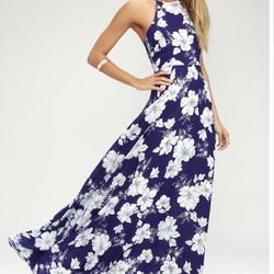 Maxi Dress floral print Lulus