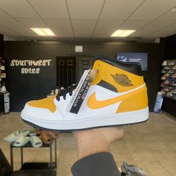 Jordan 1 Mid Yellow Size 9.5 Available In Store!