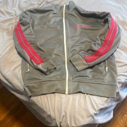Palm Angels Pink And Grey Jacket 
