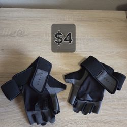 New XL Weight Lifting Gloves With Wrist Strap 