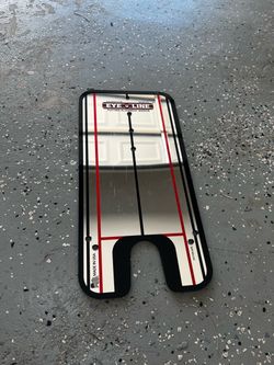 Genuine eyeline golf alignment putting mirror