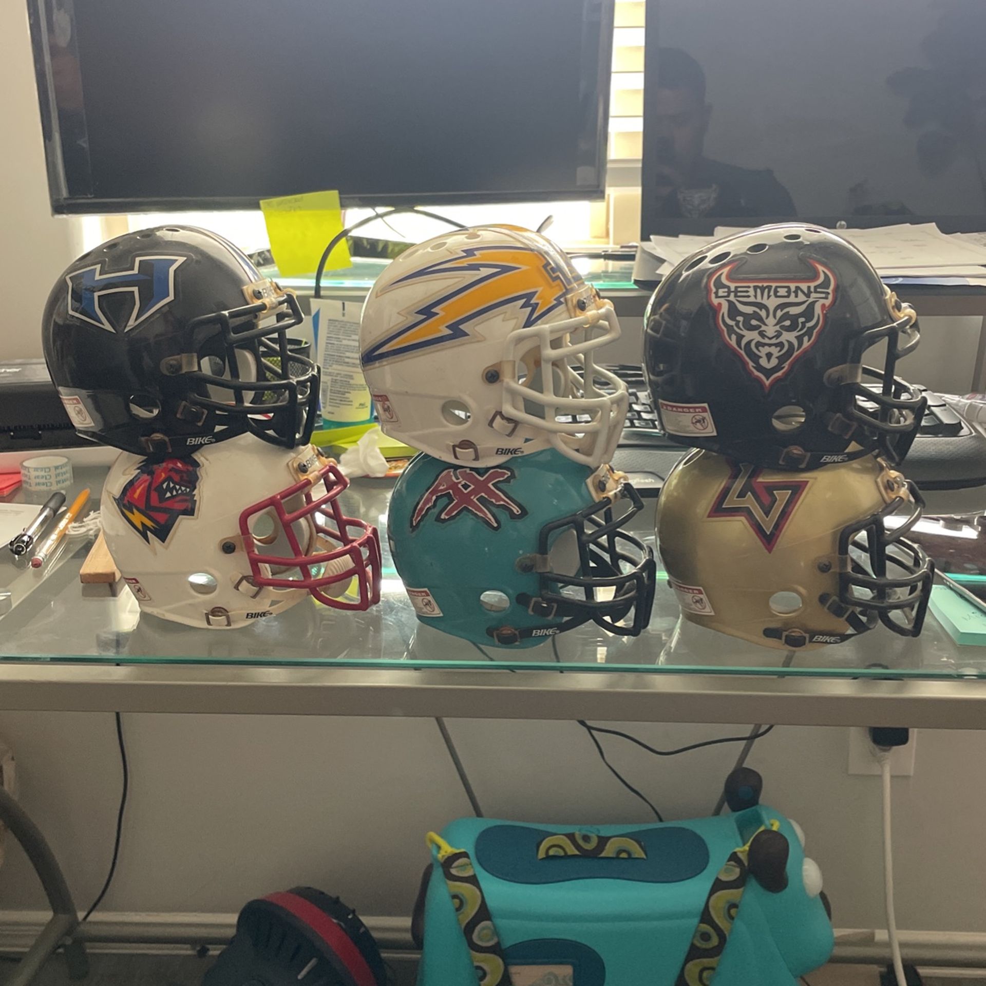 XFL Mini Helmets