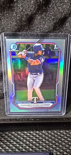 2026 Bowman Chrome Elian Rosario 1st Bowman Refractor /499 Rangers BCP-241 SSP