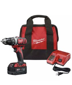 Milwaukee drill with battery and charger