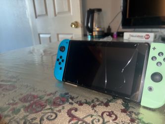 Nintendo Switch with Cracked Screen